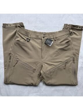 BAERSkin Tactical Cargo Pants Men’s XL Tan Hiking Outdoor Utility Stretch Pants